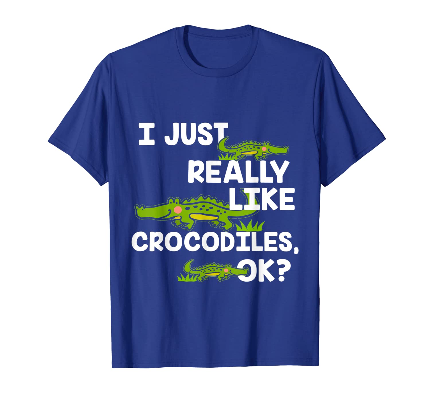 

i just really like a crocodile t-shirt, White;black