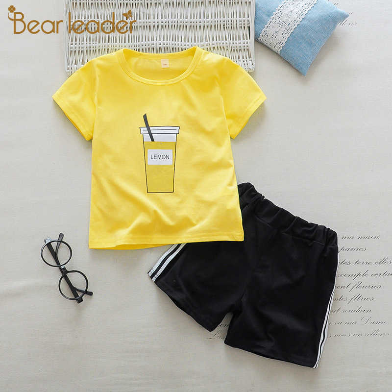 

Bear Leader Kids Boys Cartoon Cute Clothing Sets Fashion Summer Baby Casual Top and Shorts Outfits Children Active Tracksuit 210708, Ah4357 yellow