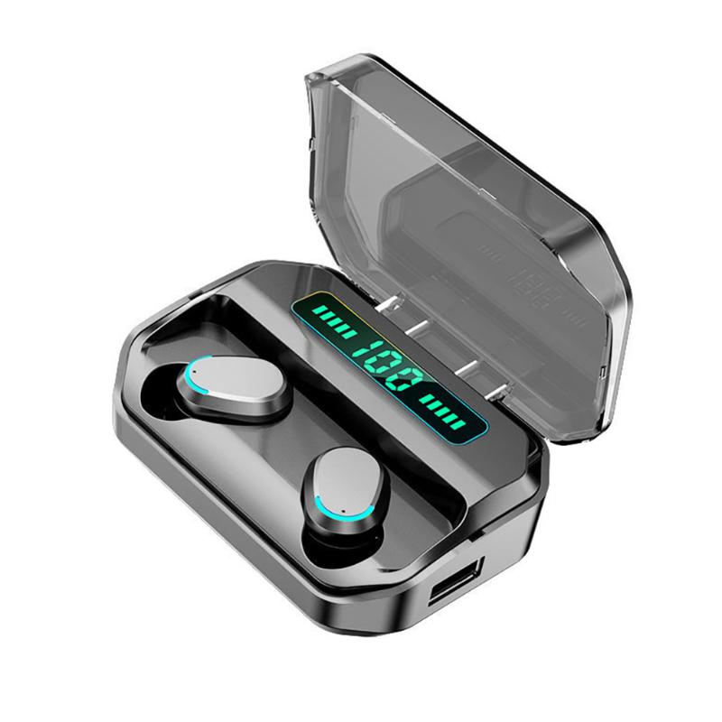 

Headphones & Earphones TWS Bluetooth 5.0 Wireless Headphone 2200mAh Charging Box Sports Waterproof Digital Display Earbuds Headsets With Mic