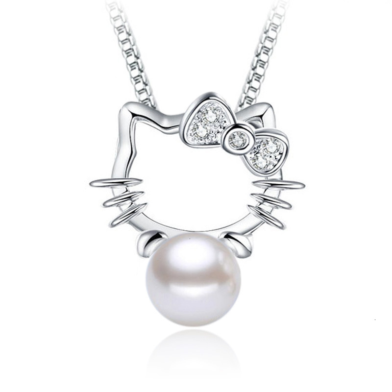 

Nehzy 925 Sterling Silver New Jewelry Zircon Shambhala Super Flash Crystal Pearl Stone Pendant Fashion Kitten No Necklace