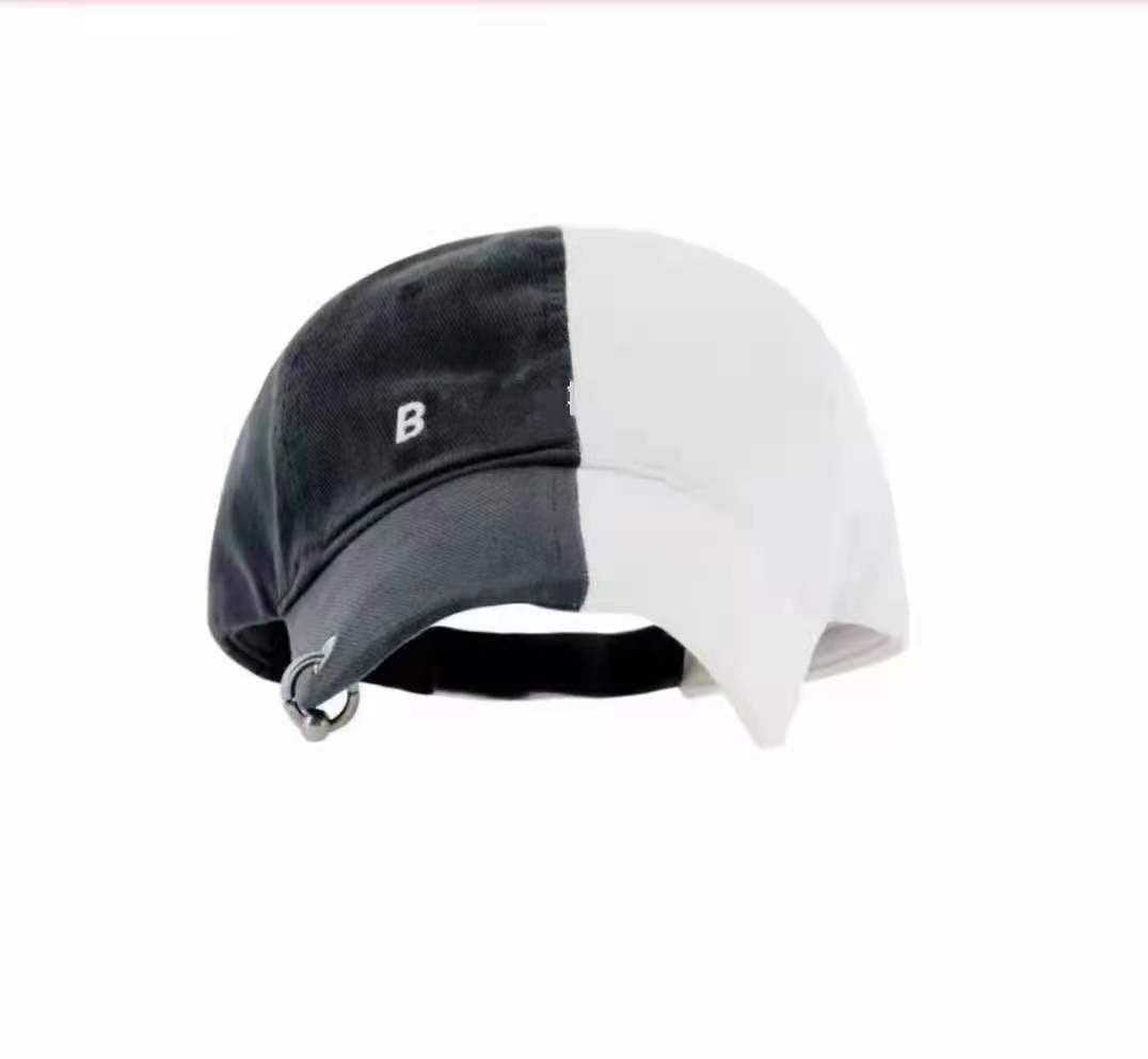 

Fashion classic Black white Joining together design Baseball Cap ball Caps for Men's Woman four Season Optional Top Quality outdoor adjustable men hat women Visor