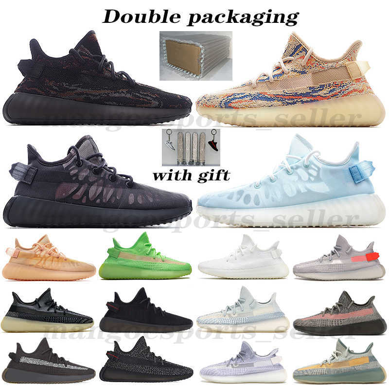 

Kanye Men Women Running Shoes Mx Oat Mono Ice Bred Rock Black Static Reflective Cream White Yecheil Cinder Zebra V2 Sports Sneakers, #18 oreo