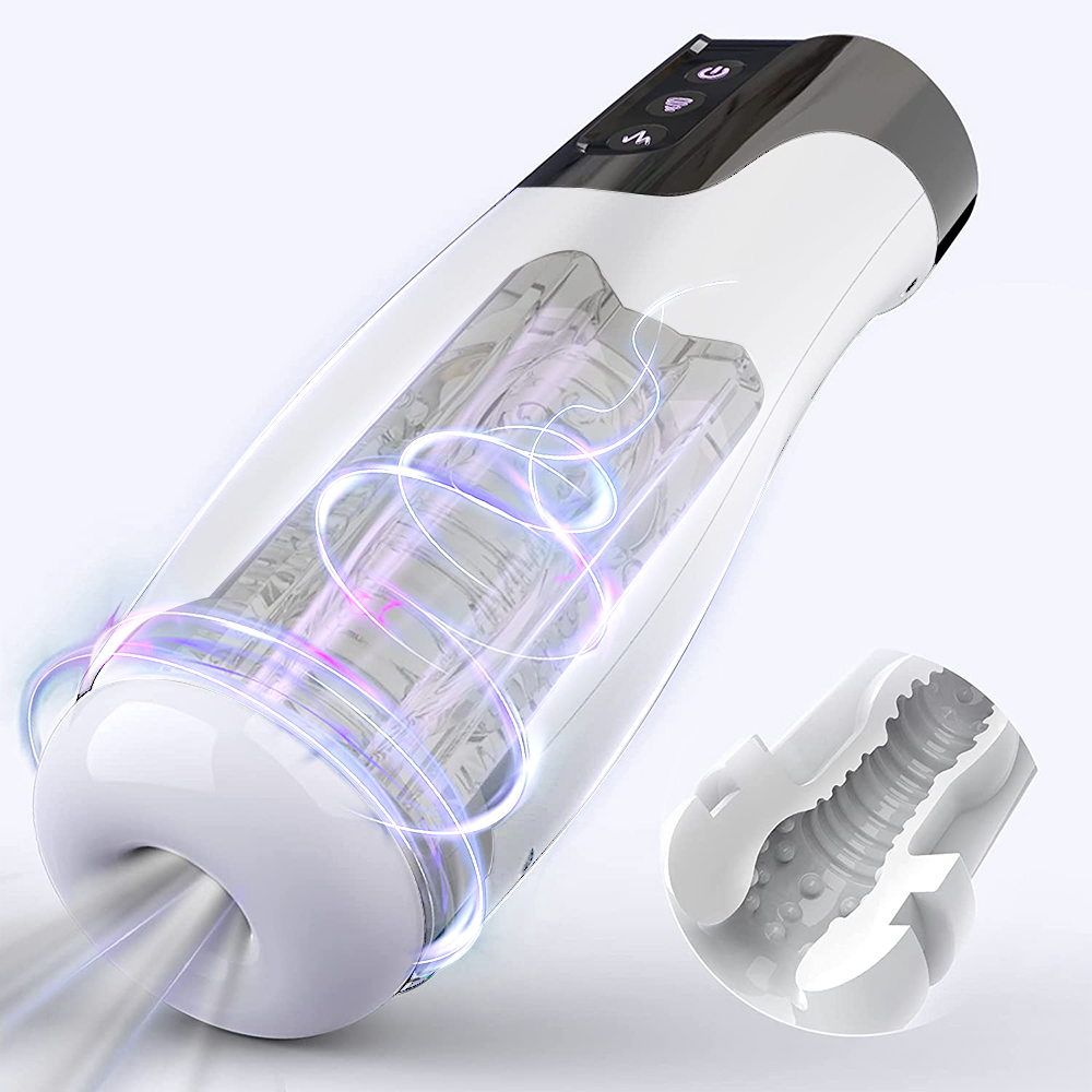 Automatic Male Masturbator Cup Silicone Vagina Sex Toys For Men Adults 18 7+7 Modes Vibration Suction Oral Pocket Pussy Blowjob