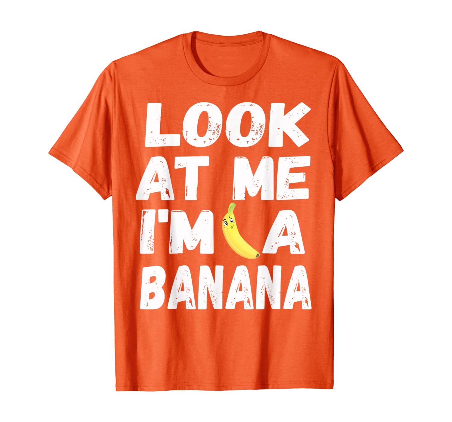 

Look At Me I'm A Banana Shirt Funny Fruit T-Shirt, White;black
