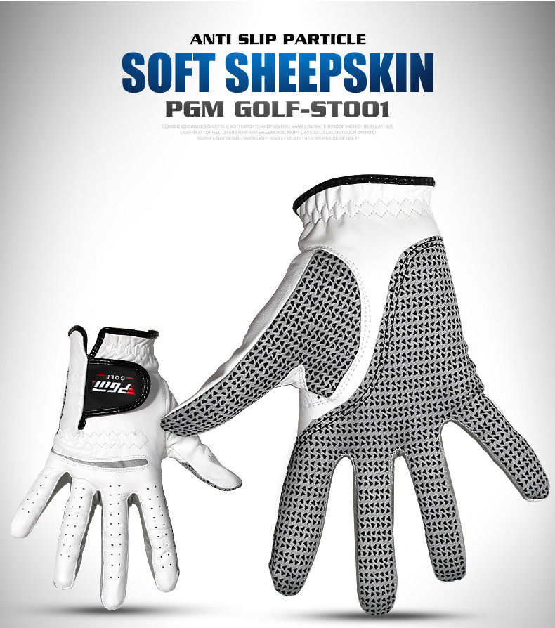 

1pcs Golf Gloves Mens Left Right Hand Soft Breathable Pure Sheepskin With Anti-slip Granules Golf Gloves Golf Meng