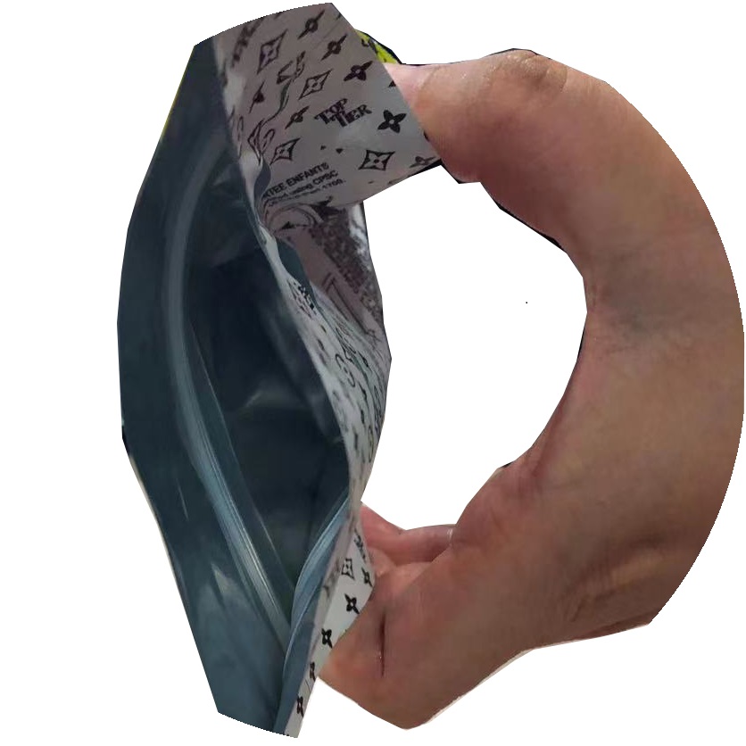 

custom printed mylar bags 3.5g ziplock smell proof