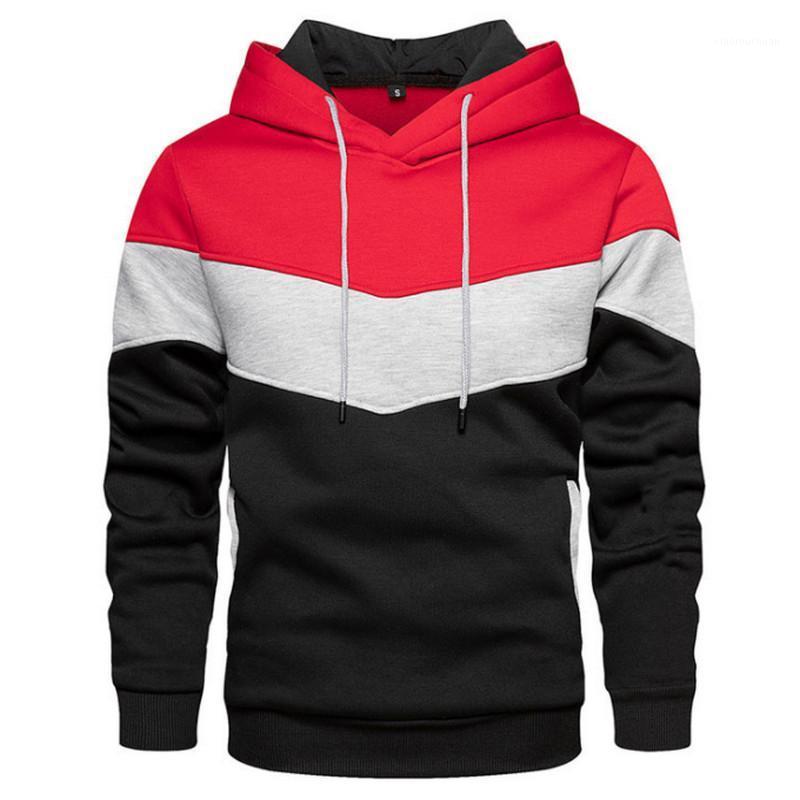 

Men's Hoodies & Sweatshirts Fashion 2021 Male Casual Patchwork Loose Fleece Warm Sweatshirt Tops 3XL, Black