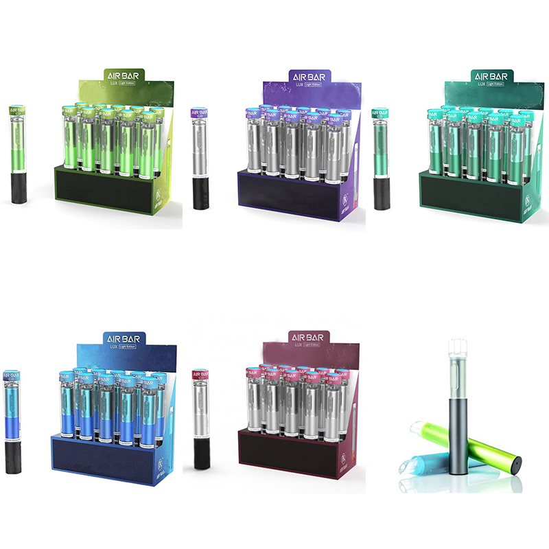 

Air Bar Lux Disposable Vape e cigarette Kit Device Built-in 500mah Battery 2.7ml 1000 puffs Dab Pen 100% Original wholesale