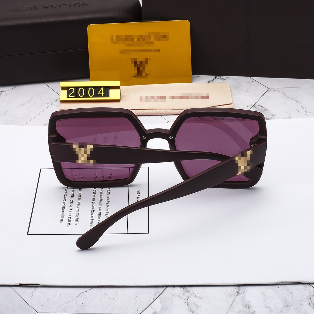 

2021 LOUIS Oversized Sunglasses VUTTON Women Square Sun Glasses for Girl Designer Oculos De Sol Feminino, White;black