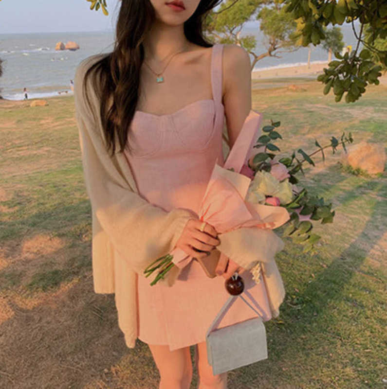 Show Amiu Teng Yujia Kendou Suspender Skirt with Slim Waist and Buttocks~-image-702223699