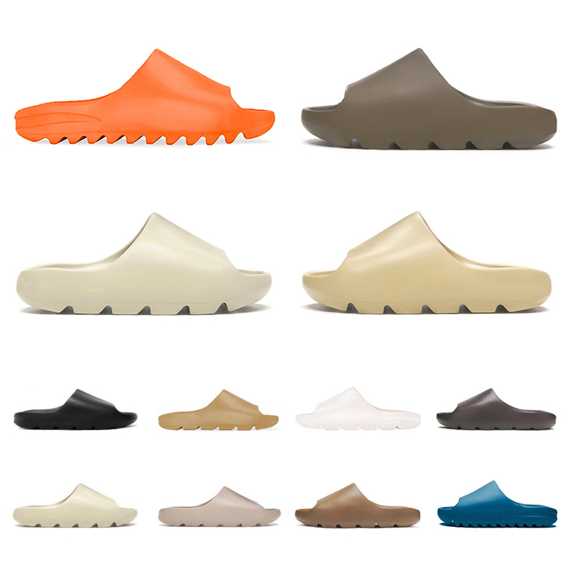

2022 new Foam Runners Slides Resin slipper Ochre Soot MXT Moon Gray Clay Mineral Blue Earth Brown clog triple black woman mans tainers slip-on Outdoor shoes slippers, Item#6
