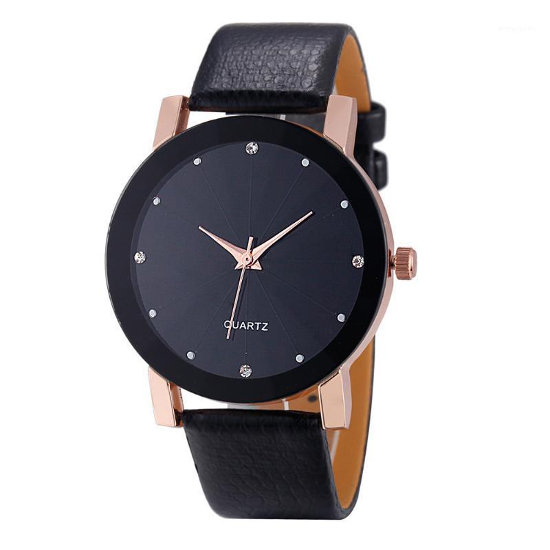 

Wristwatches Men Watches 2021 Relogio Masculino Fashion Sport Leather Band Watch Quartz Business Vintage Wristwatch Reloj Hombre, Rose gold
