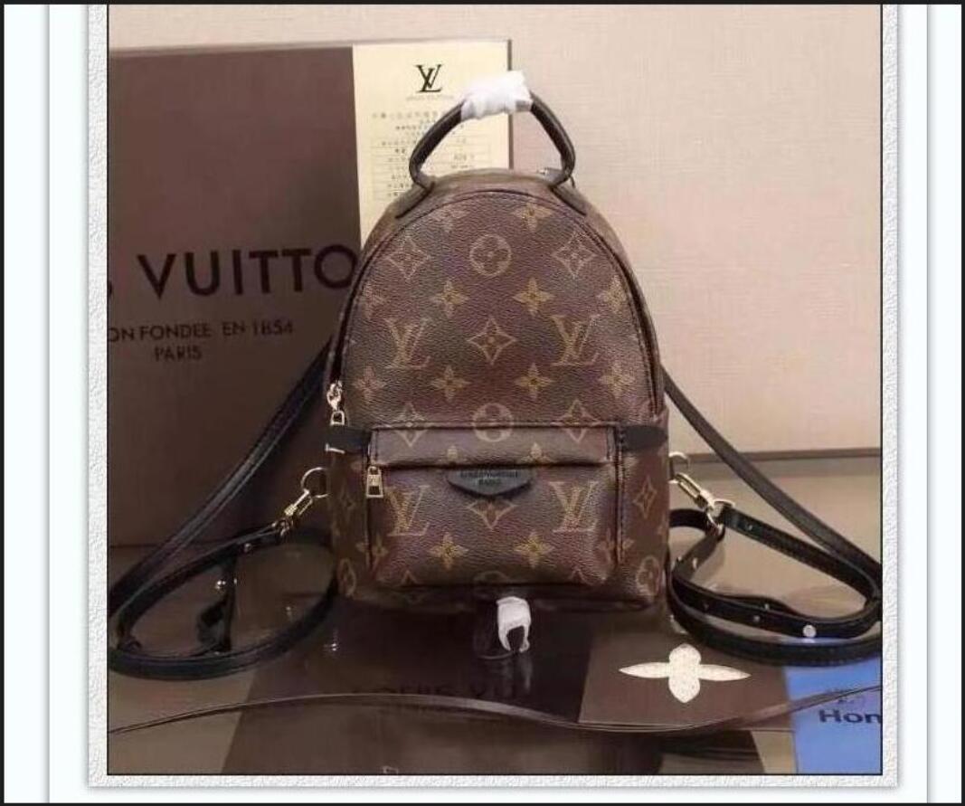 

01 LV LOUIS 1 VITTON mini backpack for women shoulder bag handbag presbyopic mini package messenger bag leather