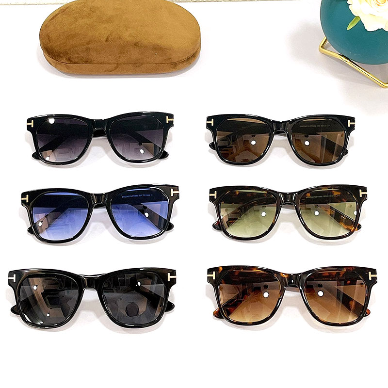 

Fashion FT0868 Tom Sunglasses Lady Erika Glasses Ford Designer Men's Brand Classic Sunglassess UV Protection Original Box, White;black
