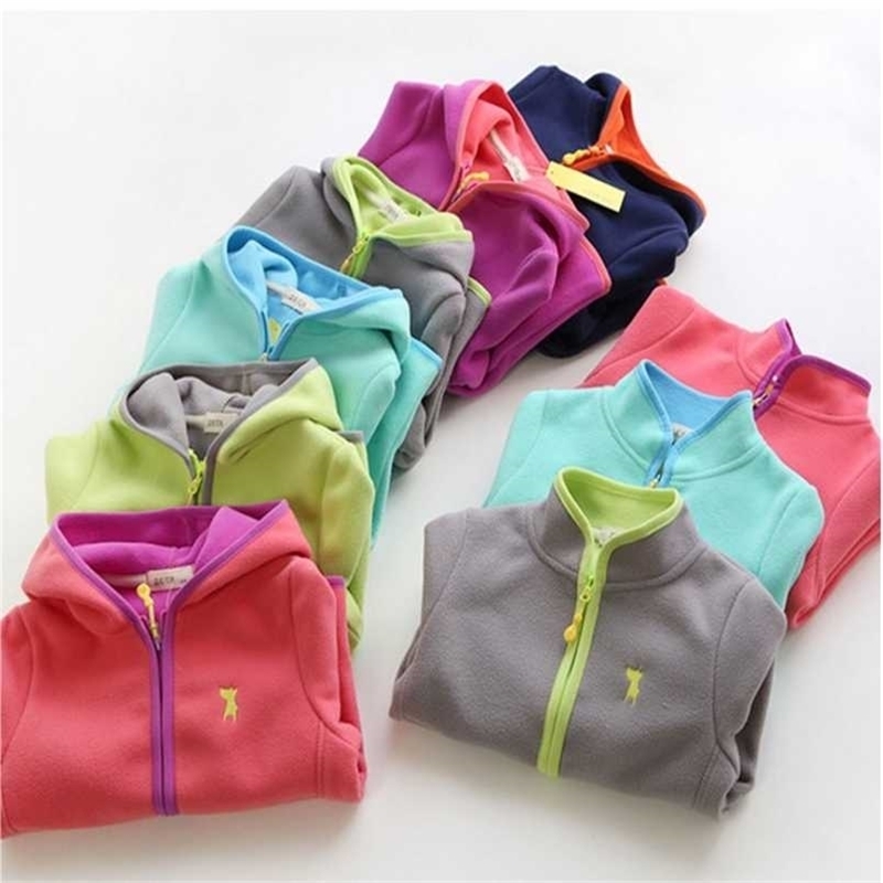 

Polar fleece spring jacket double-faced velvet children's boys Boy and girl keep warm in various colors s coat 211111, Coloring book 9