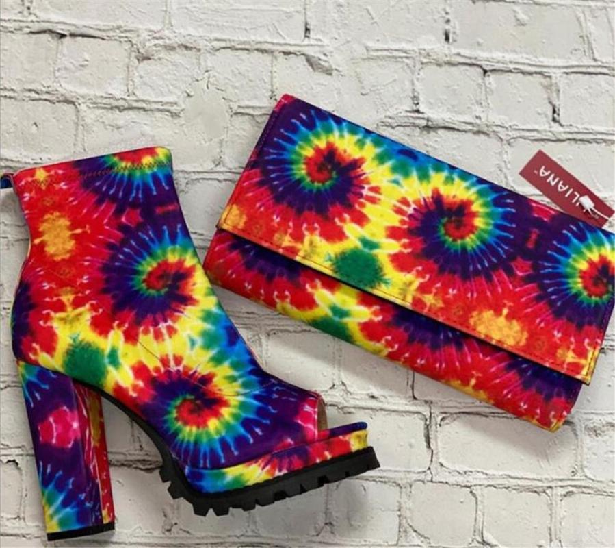 

Evening Bags 2021 INS Handbags Shoulder Bag Crossbody Tie Dye Printed Chains Purse Universal Party Ladies Women Dinner