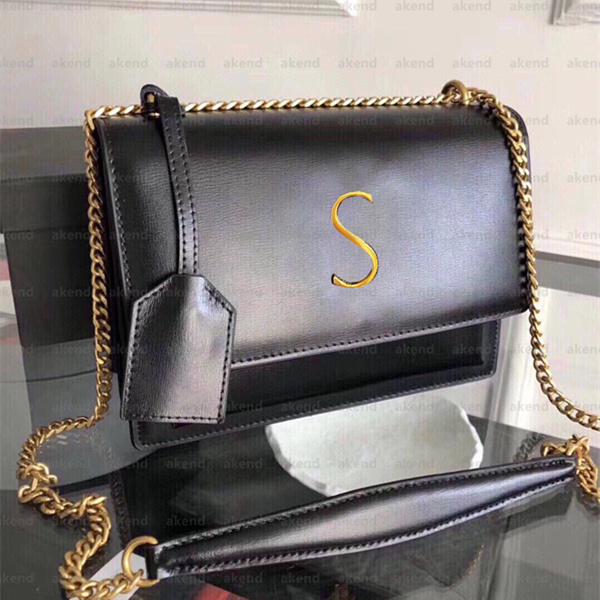 

Luxury Designer top quality Shoulder Bag tote Genuine Leather SUNSET Women's men Crossbody Bags handbags Wallet Handbag Purses caviar Envelope free Clutch Fashion, Box