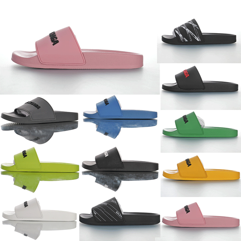 

Classic women designer flat sandals piscine pool slide slippers high quality ladies fashion Non-slip luxury rubber shoes comfortable s C1bs#, Black