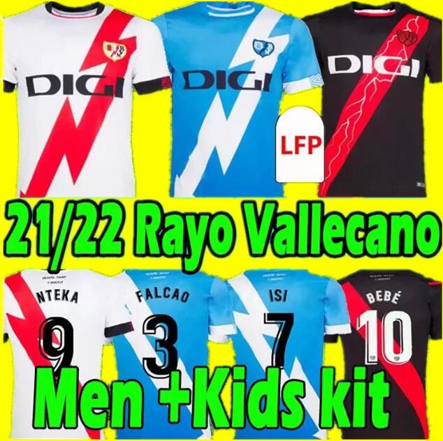 

2021 2022 Camiseta Rayo Vallecano Soccer Jersey 21/22 ISI UNAI LÓPEZ Football Shirt SERGI GUARDIOLA FRAN GARCÍA RODRIGUES ÓSCAR men kids maillots foot Men Kids kit, 21 22 away kids