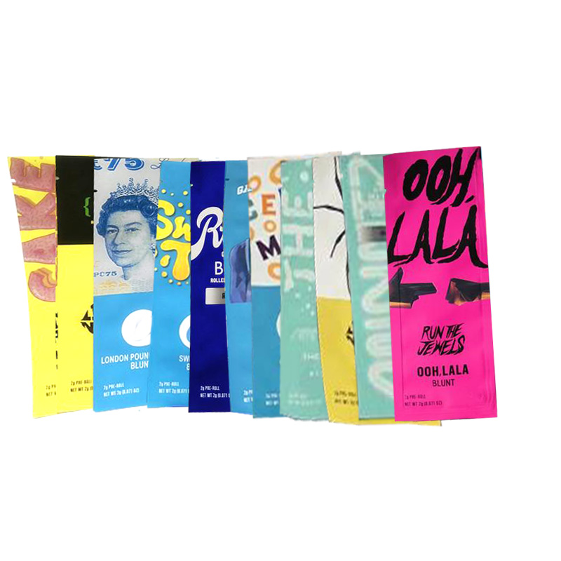 

11 types Blunts Runtz Pre Roll Bag 2g Touch Skin Smellproof Bags Mintz London Pound preroll packaging