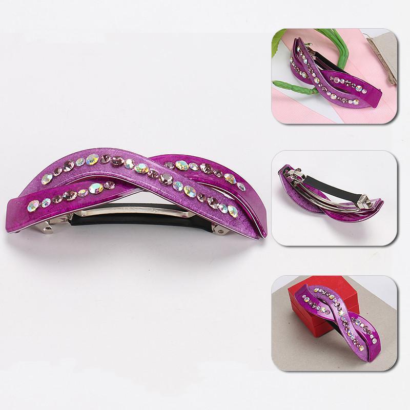 

Fashionable Hairpins Large Bows Women Hair Accessories Cute Prom Barrette Acetate Clips & Barrettes, Golden;silver