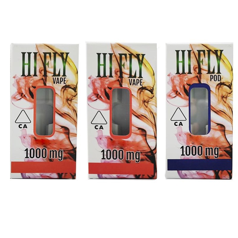 

HIFLY Full Ceramic Vape Pen Cartridges Thick Oil 0.9ml Atomizers Empty Carts 510 Thread Cart Vaporizer DHL Fast
