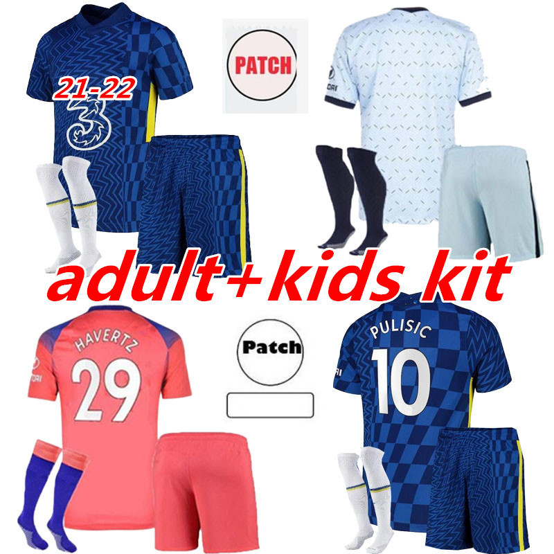 

Men kids kit 2021 2022 PULISIC soccer jersey 20 21 22 ZIYECH HAVERTZ KANTE WERNER ABRAHAM CHILWELL MOUNT JORGINHO GIROUD T.SILVA football shirt