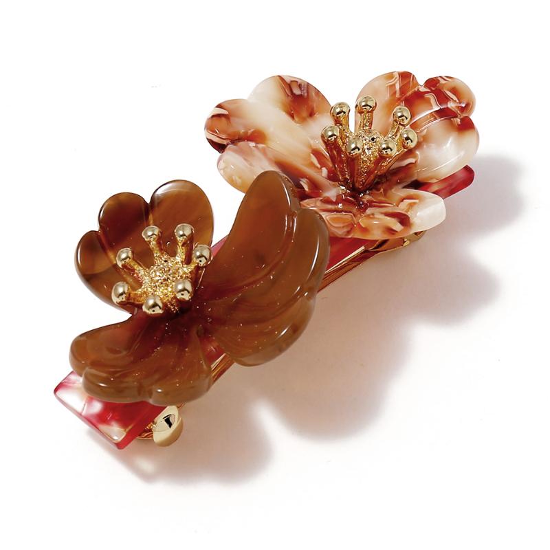 

Hair Clips & Barrettes Fashion Acrylic Flower Wedding Bridal Accessories Pins Tiaras Decoration Pin Christmas Gift Women Girl Jewelry, Golden;silver