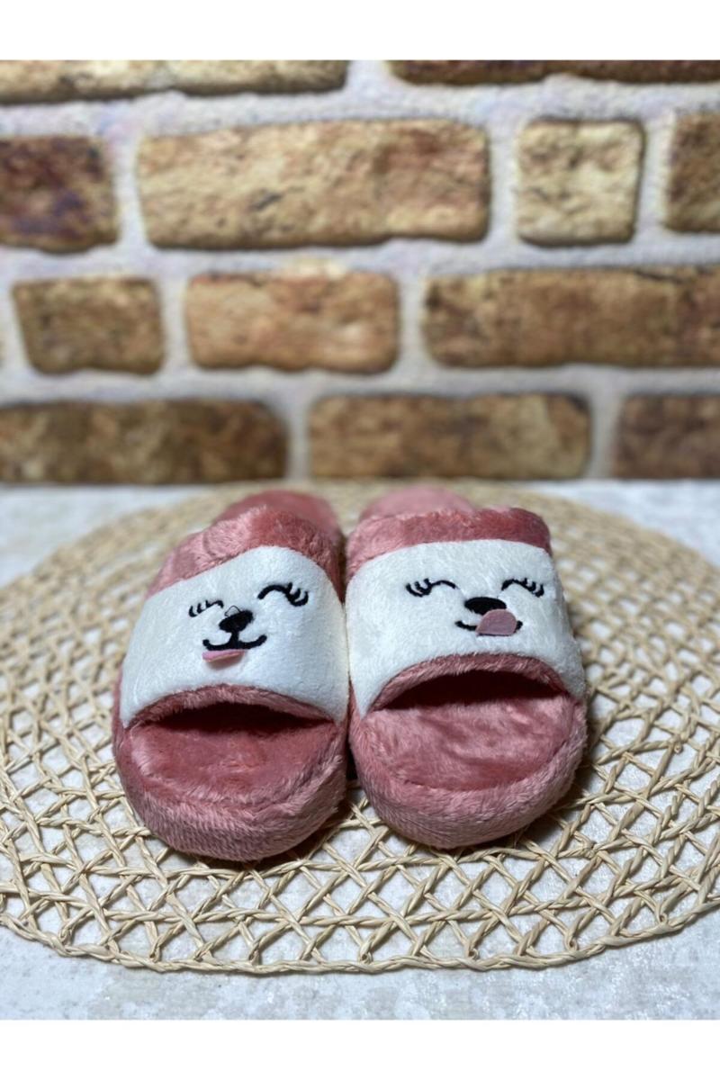 

Slippers Women Pink Cat Figured House Slipper, Black