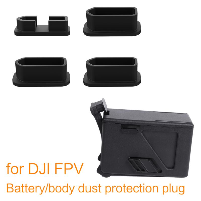 

Drone Accessories Body Battery Dust Plug For DJI FPV Combo Port Waterproof Protection Cover Dust-Proof Cap