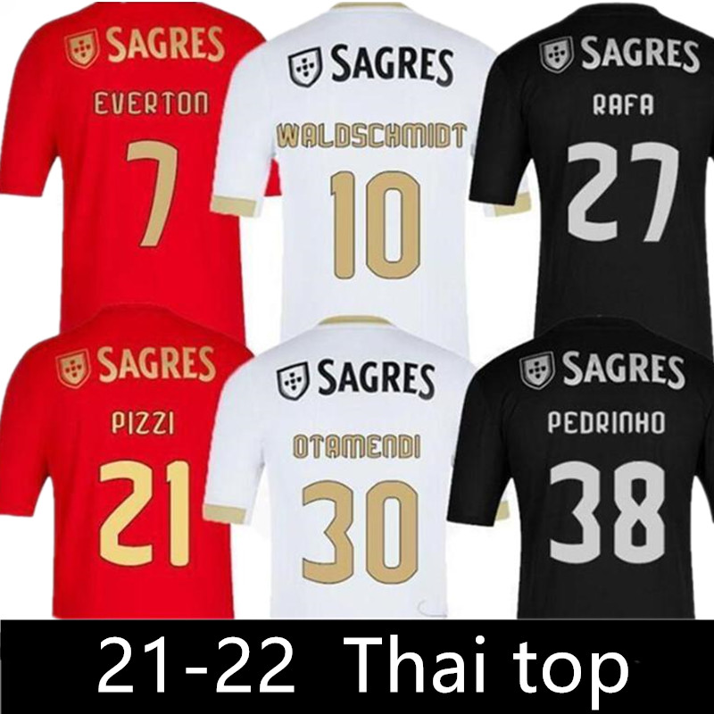 

2021 benfica Soccer Jerseys Vertonghen Grimaldo Waldschmidt Núñez home away 3rd 20 21 football men and kids shirt, Picture