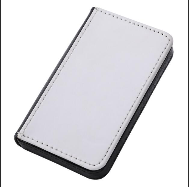 

10pcs Sublimation DIY White Blank Cover Business card folder Holder