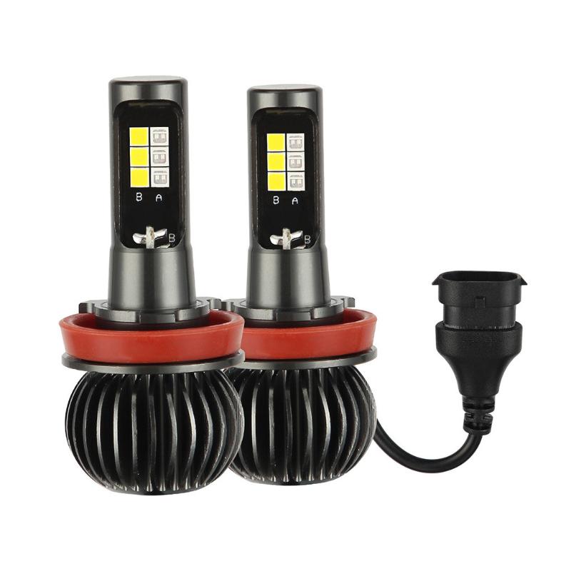 

Car Headlights 12V 80W H8 H11 LED Auto Fog Light Bulb White Projector High Power Driving Lamp Waterproof Durable