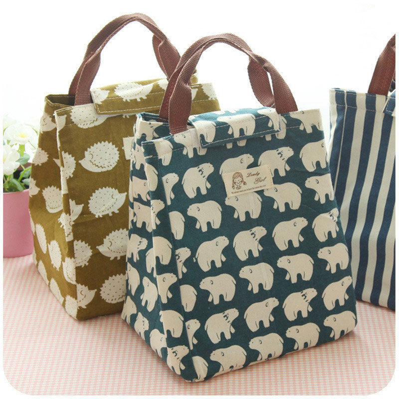 

Lunch Box Bag Storage Baskets Fashion Female Insulated Thermal Food Picnic Women Kids Men Cooler Tote Case for School Work