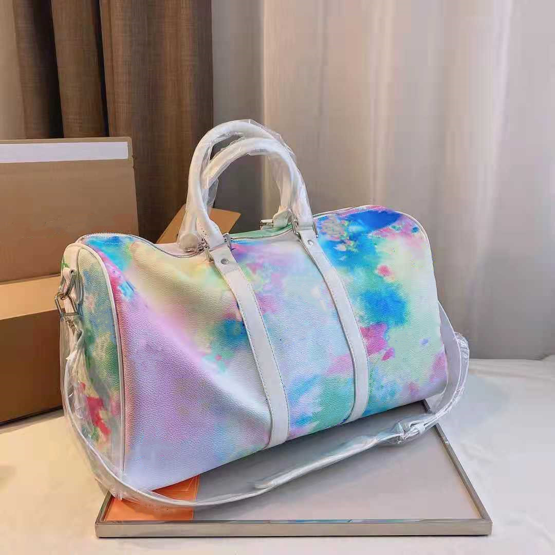 

High quality super fiber travel bags large capacity handbag designer luxury brand shoulder bag men's and women's shopping Wallet, Deep blue