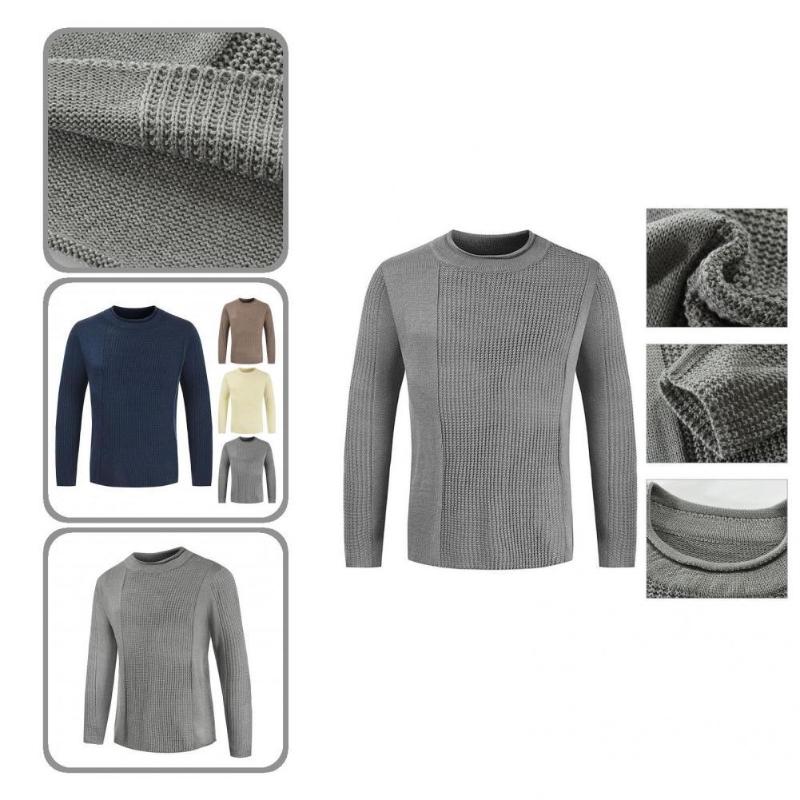 

Men's Sweaters Great Autumn Sweater Wear-resistant All Match Leisure Male Knitted Men Winter, White;black
