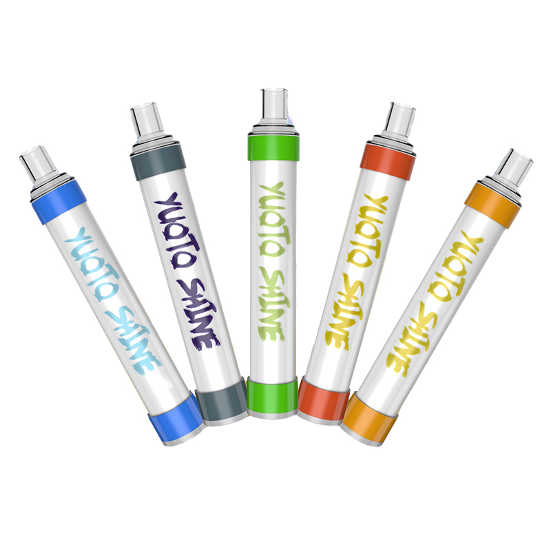 

YUOTO SHINE Disposable e cigarettes Device Kit 1500 Puffs Rechargeable 1200mah Battery Prefilled 6ml Vape Pod 5% Puff Bar Plus