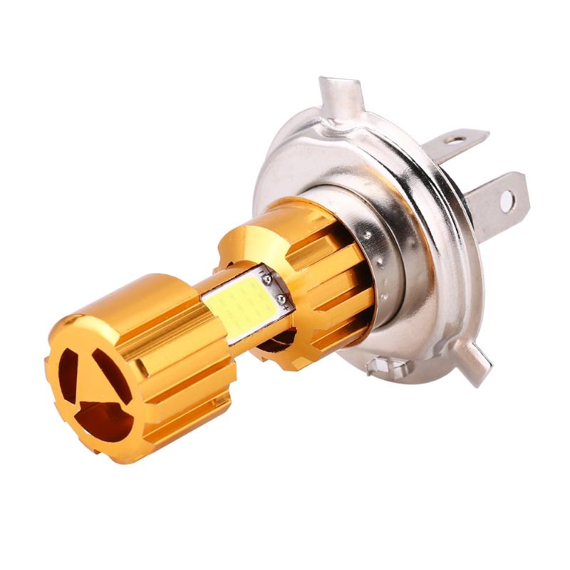 

Car Headlights DC 12V 18W H4 LED COB Motorcycle Headlight Lamp White Light Universal