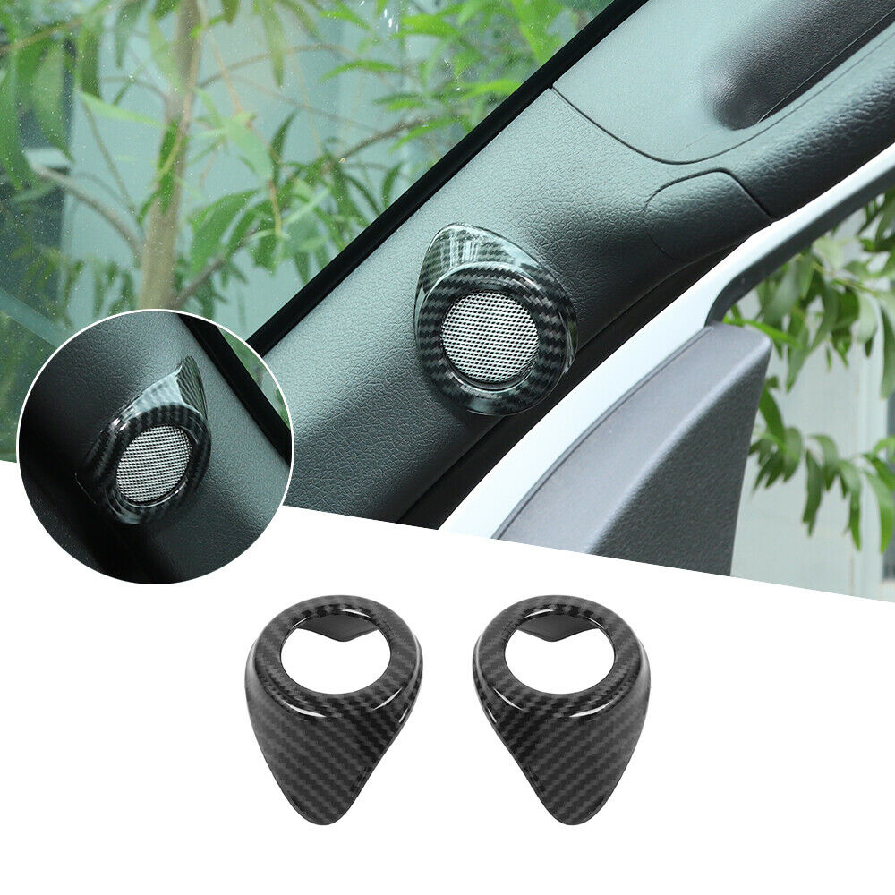 

Car A-pillar Horn Decoration Cover For Ford F150 Raptor 09-14 Carbon Fiber 2PCS