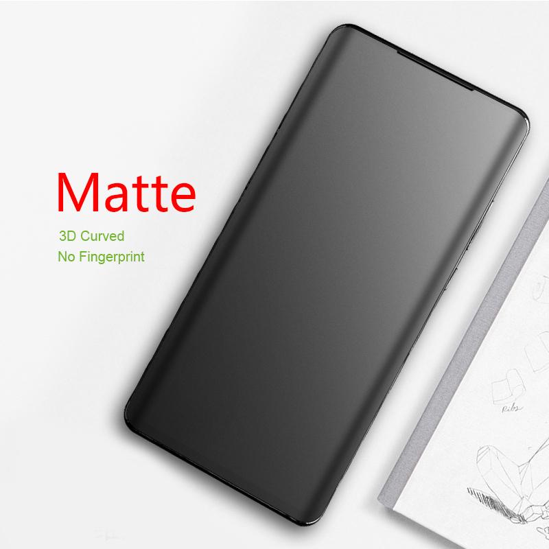 

Cell Phone Screen Protectors No Fingerprint Matte Film For Oneplus 7 Pro 7T 3D Curved Protector Hydrogel Frosted Full Cover Oneplus7 1+7