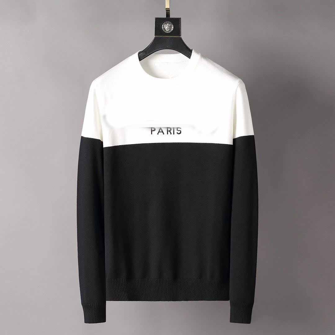 

2021 new Men's sweater letter embroidery knitted sweater winter sweatshirt round neck round neck long sleeve sweater female designer