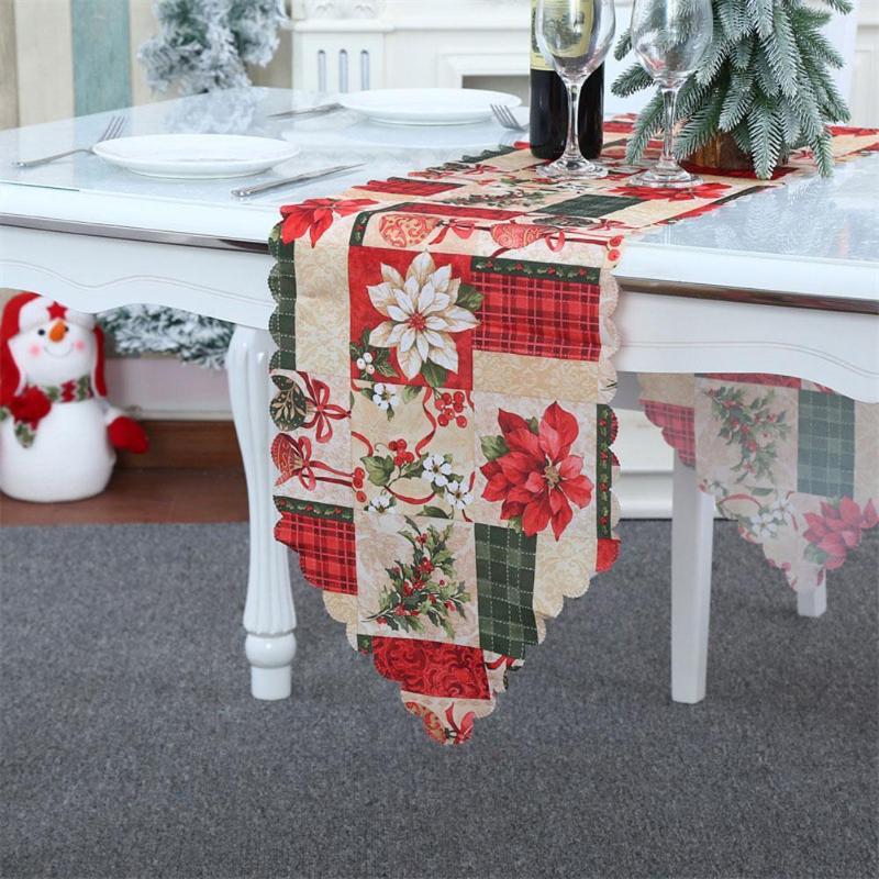 

Christmas Decorations Tablecloth Merry Xmas For Home Dinner Party Decor Ornaments Kerst Natal Navidad 2021 Happy Year 2 X3U5
