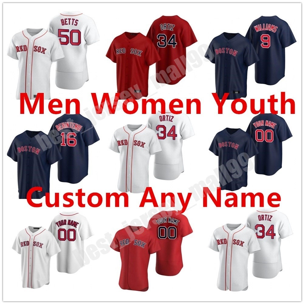 

Boston 2021 Connect Xander Bogaerts Red Jersey Rafael Devers Enrique Hernandez J.D. Martinez Alex Verdugo Kevin Plawecki Christian Vazquez S, Blue;black