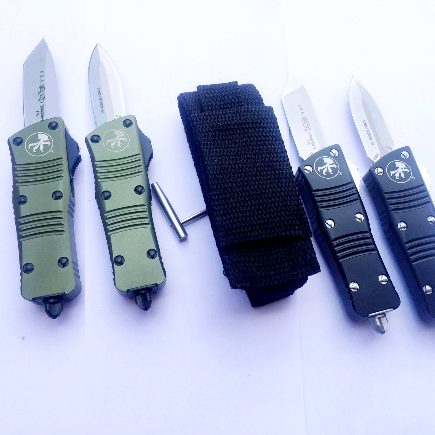

wholesale New Mini Aluminum Automatic Knife Camping Hunter knife Outdoor Tool