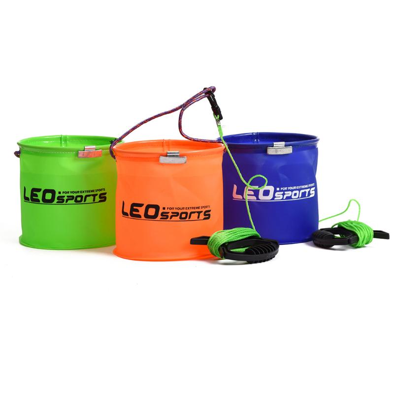 

Colors Portable Folding EVA Bucket 18 X 18cm Live Fish Water Storage Tools Carp Fishing Accessories Tackle Box