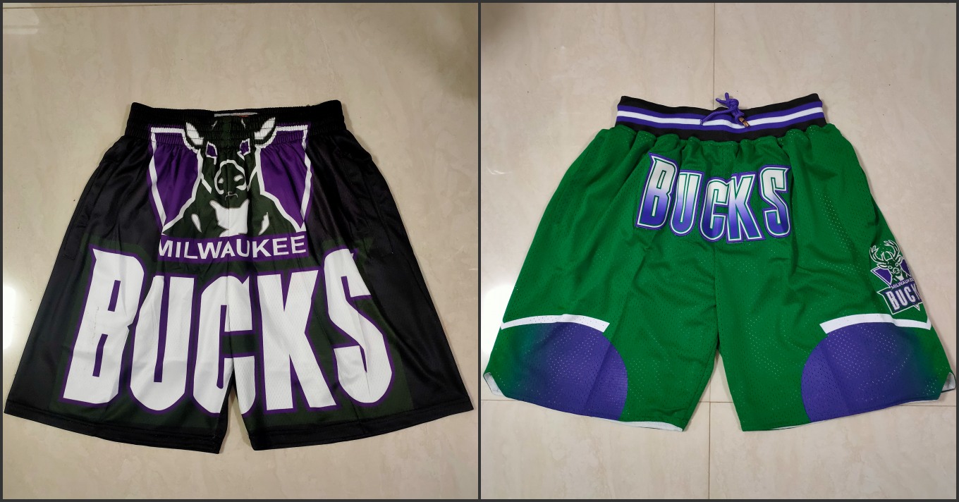 

MilwaukeeBucksMen Just Don Basketball Shorts
