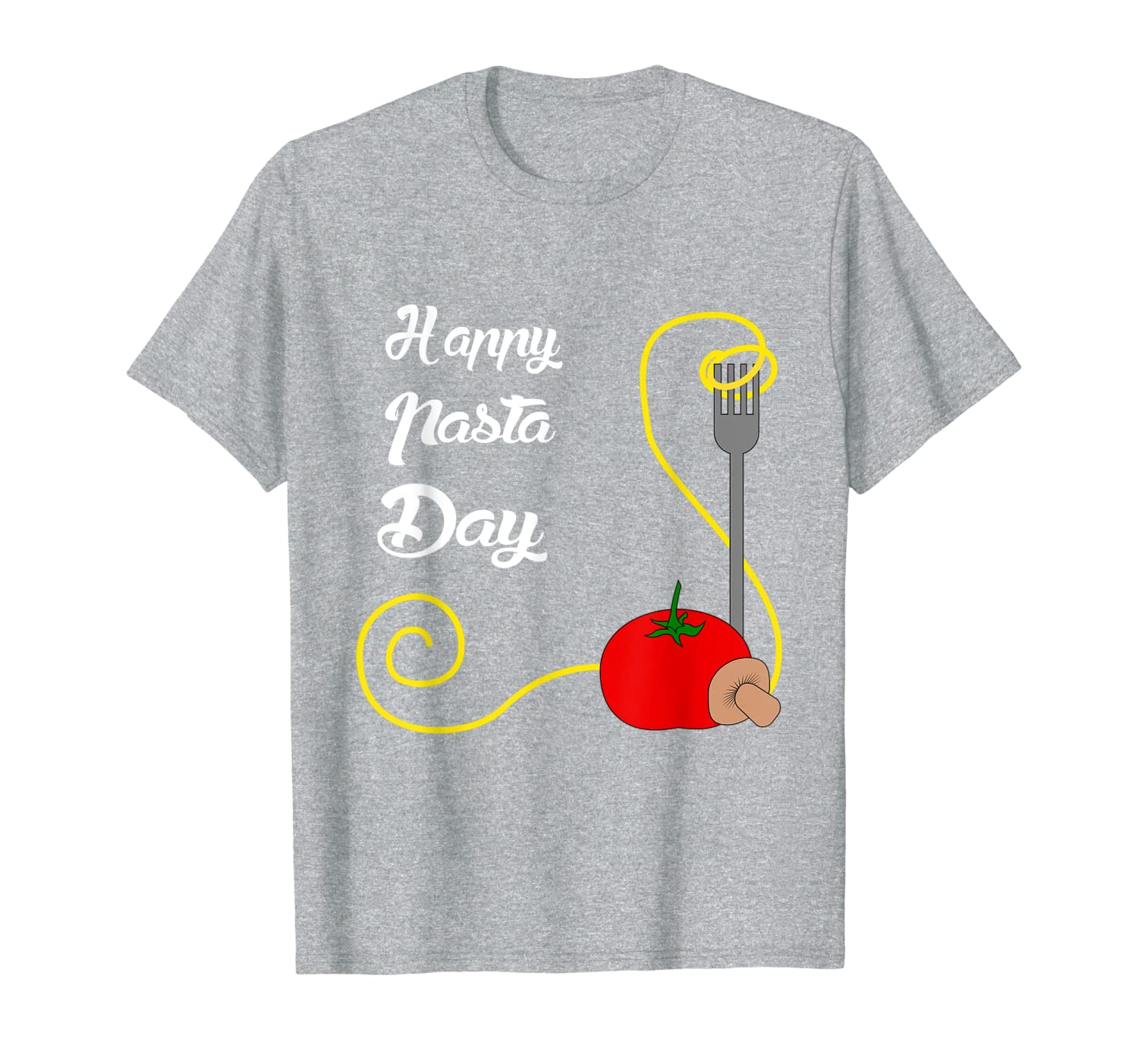 

happy pasta day t-shirt, White;black