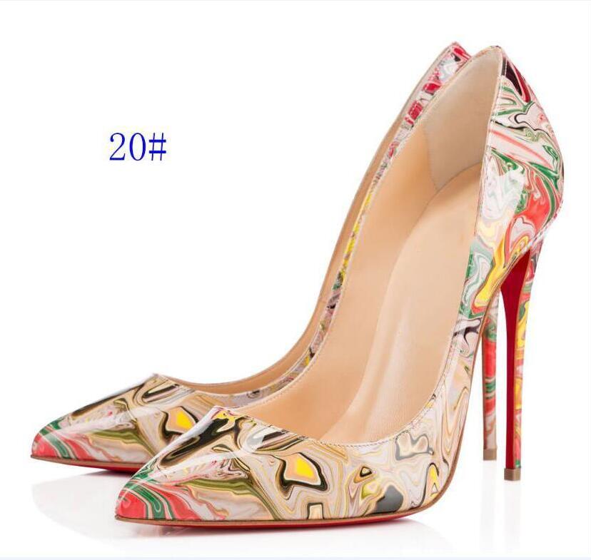 

So Kate Styles 8cm 10cm 12cm High Heels Shoes Red Bottom Nude Color Real Leather Point Toe Pumps Rubber Stiletto Heel Shoe, Black