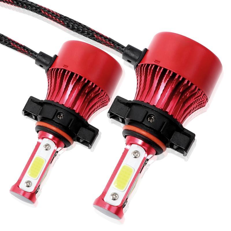 

Car Headlights 2PCS 5202 H4 H7 H8 H13 9004 9005 9006 9007 LED 4-side Bulb Cob Fog Lights 6500k 8000LM