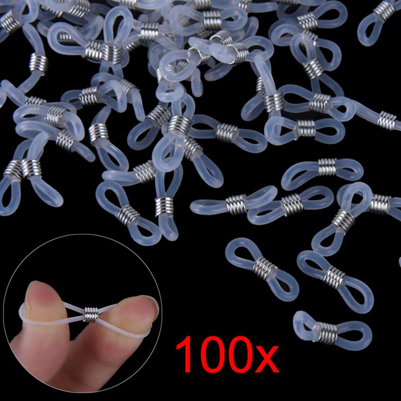 

Other Fashion Accessories 100PCS Plastic Silicone Glasses Chain Antiskid Rubber Ring Strap Eyelets For Band Rope